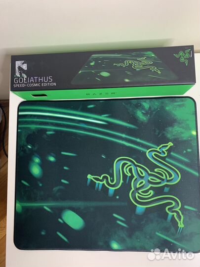 Игровая мышка, коврик, лампа на монитор