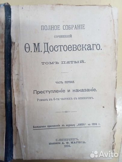 Том Достоевского, 