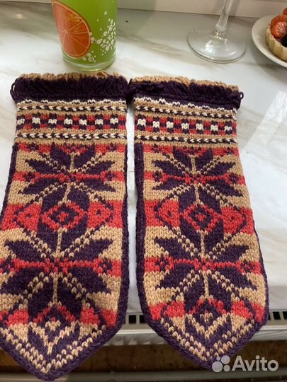 Варежки зимние женские