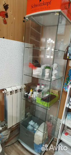 Стеклянная витрина бу