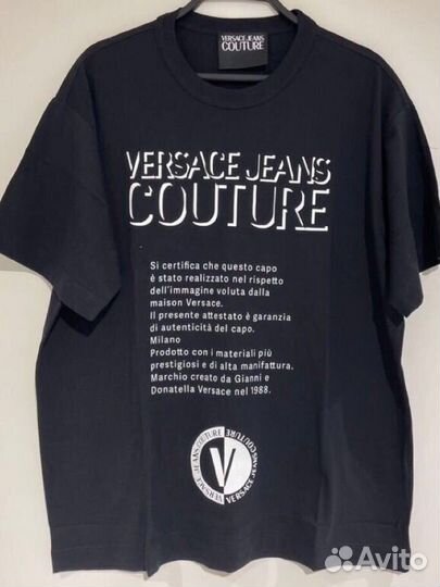 Футболка с лого Versace Jeans Couture, 48,50,54,58