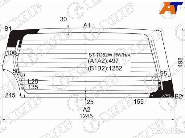 Стекло заднее suzuki grand vitara