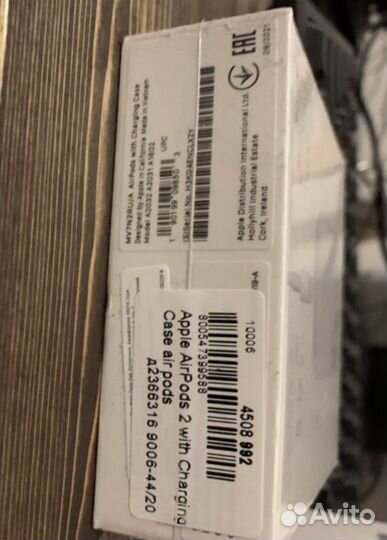 Наушники apple AirPods 2 запечатанные