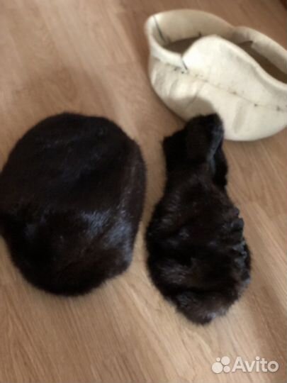 Норковая шапка кепка женская