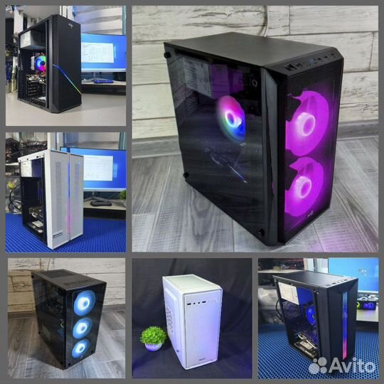 Игровые пк: до 12 ядер, до 32Gb озу, SSD, WiFi
