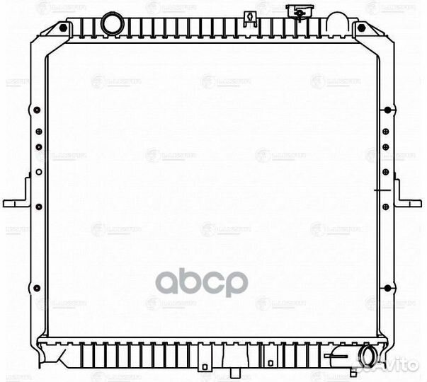 Радиатор охл. для а/м Kia K-Series (99) / (04)