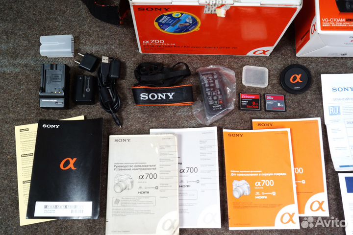 Зеркальная фотокамера Sony dslr-A700 с бонусами