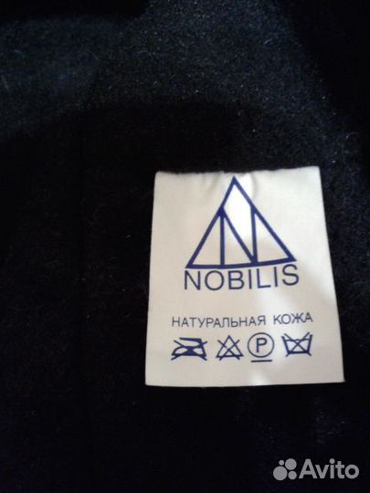 Берет женский из натуральной кожи и меха