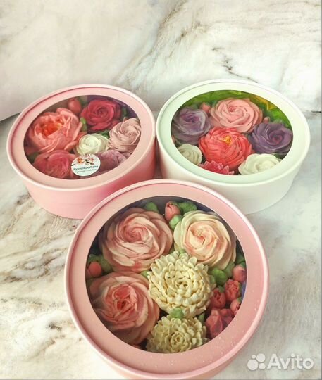 Букет из зефира в коробке