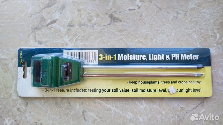Прибор освещенности, влажности и кислотности почвы