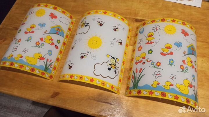 Стеклянные светильники для детской