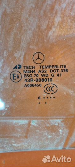 Стекло переднее левое Mercedes Benz Ml 350 W164