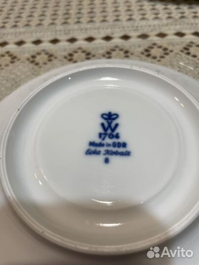 Reichenbach и Wallendorf чайная тройка и кофейная