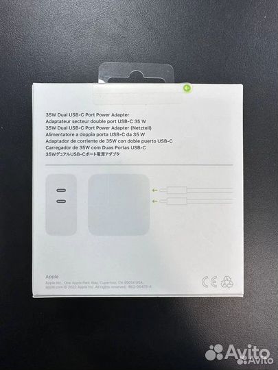 Apple 35W Power Adapter Dual USB-C Port