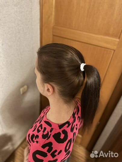 Афро хвост на резинке