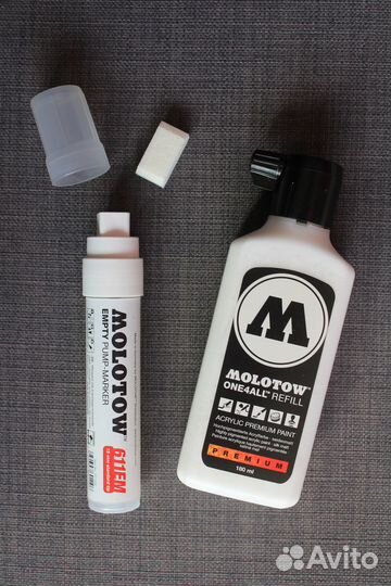 Маркеры и заправки Molotow, On The Run, Uni Paint