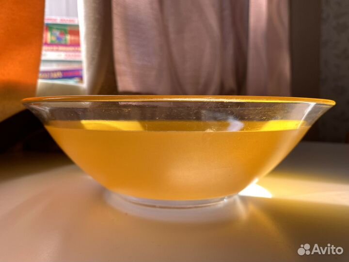 Стеклянная тарелка 23см