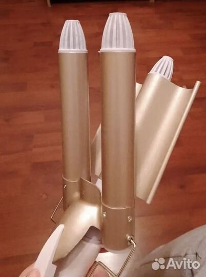 Трехволновая плойка щипцы для завивки