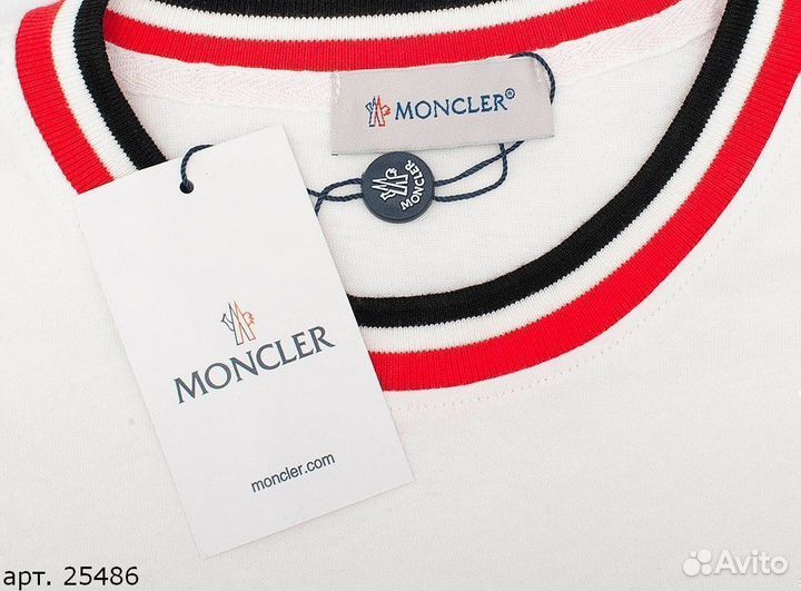 Футболка Moncler Белая