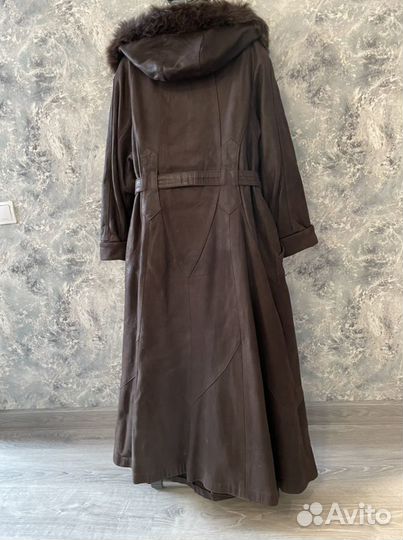 Плащ женский натуральная кожа 44-46