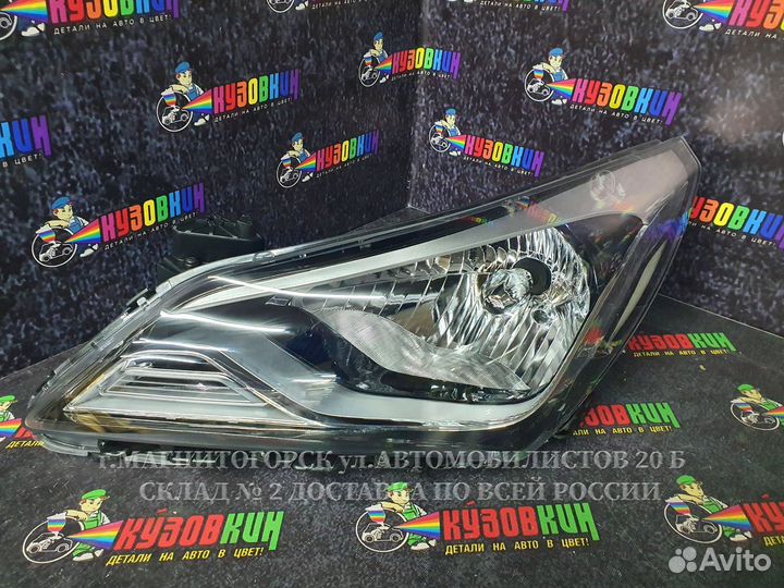 Фара на hyundai solaris 2014- рестайлинг новая