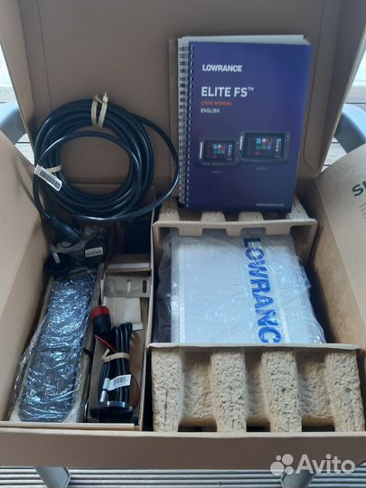Эхолот lowrance elite 9 FS с датчиком 3 в 1