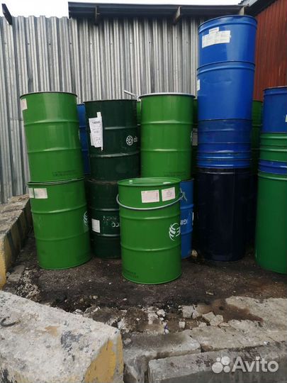Бочка металлическая 200л с крышкой