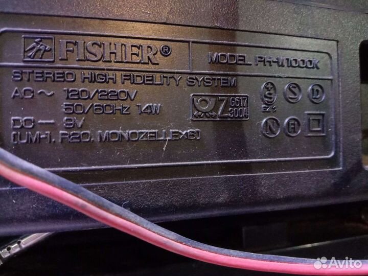 Кассетный магнитофон Fisher