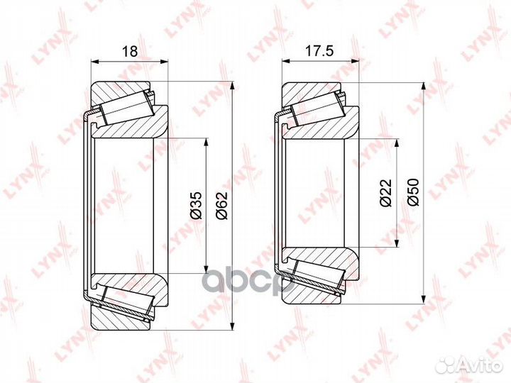 Подшипник ступицы передний (компл.) MB W203/W204