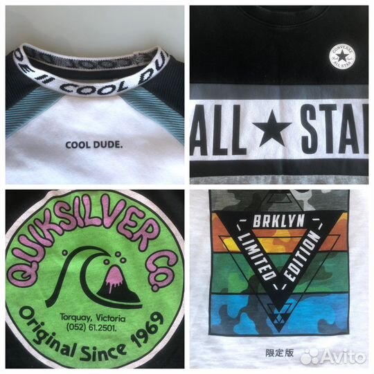 Толстовка детская Converse Next Quiksilver