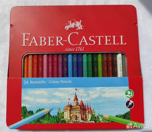 Faber castel карандаши, грифели, пенал