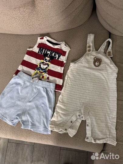 Большой пакет детских вещей