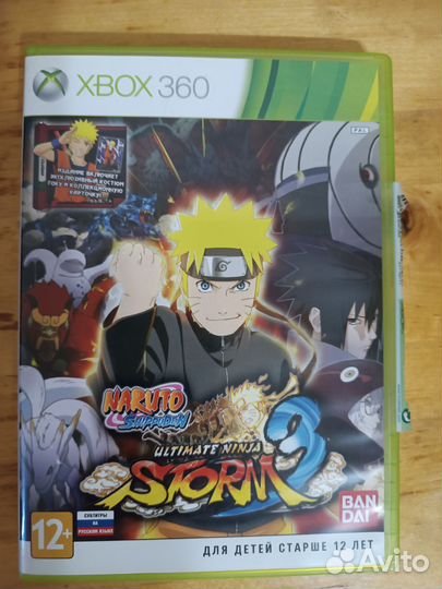 Игра для приставки xbox 360 Naruto shippuden Storm