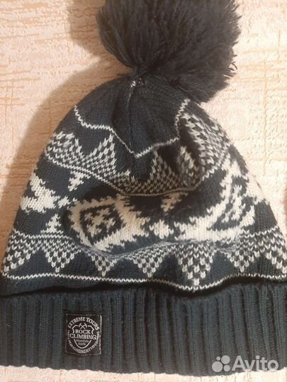 Шапка и шарф мужские