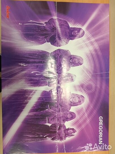 Плакат двухсторонний guns n roses и gregorian