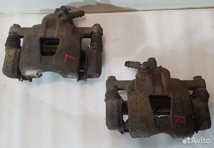 Суппорт тормозной левый Дэу Матиз