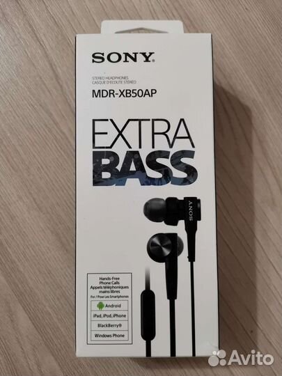 Наушники Sony MDR-XB50AP