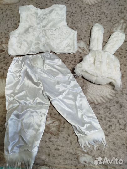 Новогодний костюм зайчика для мальчика