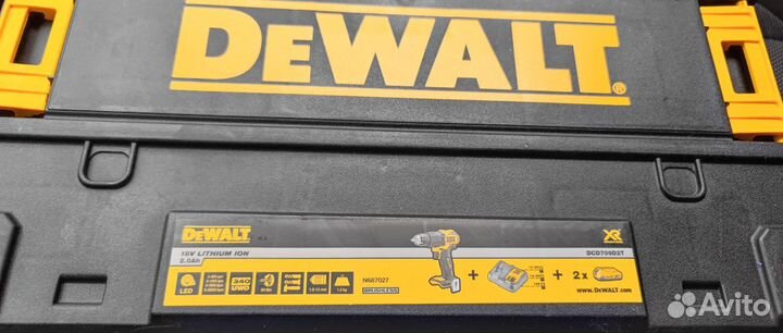 Шуруповёрт Dewalt DCD709D2T и DCD800E1T