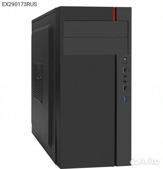 Корпус Exegate AA-440U Miditower Без бп Чёрный, EX
