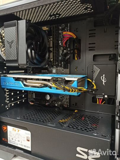 Игровой компьютер Xeon E3-1240v5 (i7 7700) RX580