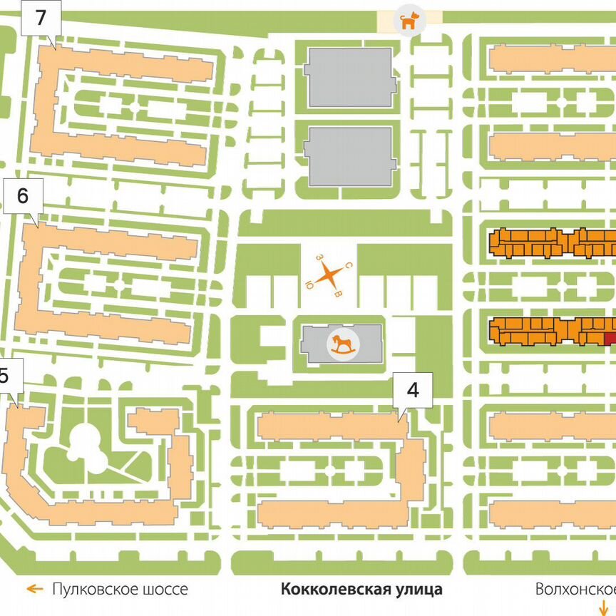 2-к. квартира, 61,3 м², 3/5 эт.