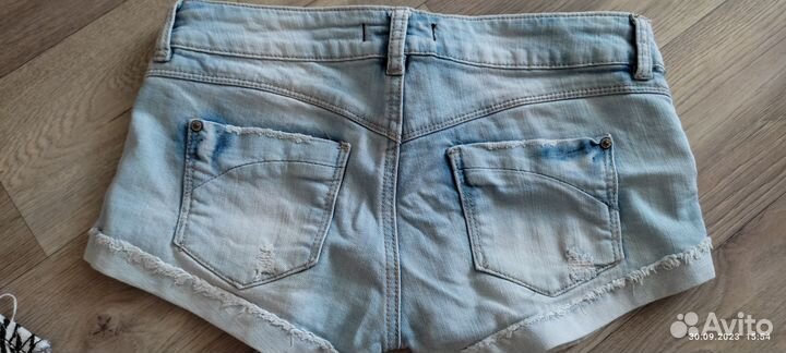 Джинсовые шорты Lime, Bershka