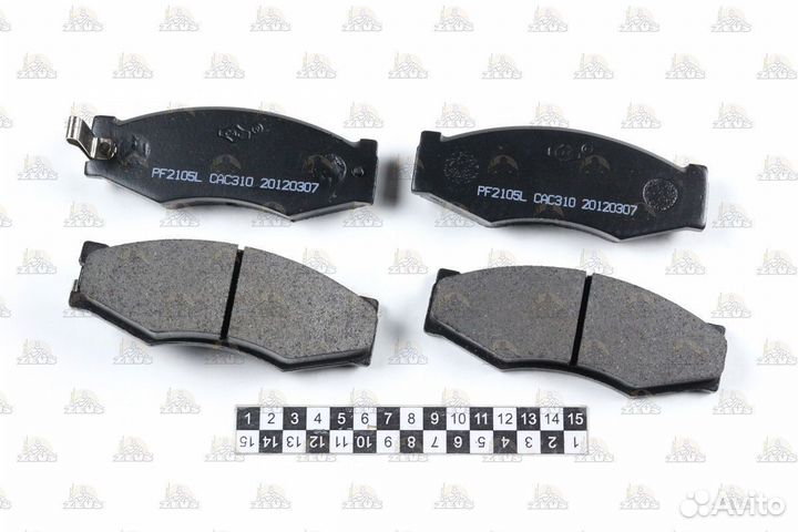 Тормозные дисковые колодки PF-2105
