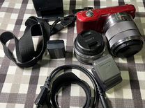 Фотокамера Sony nex 3 с двумя объективами