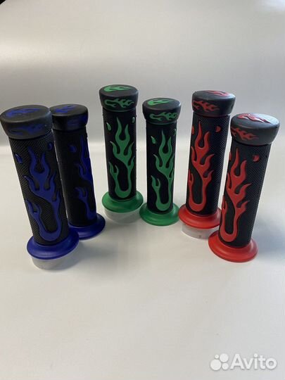 Грипсы fiery RED 5209