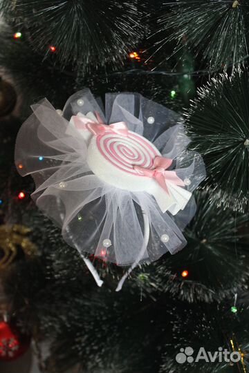 Конфетка ободок, браслет, брошь коронка