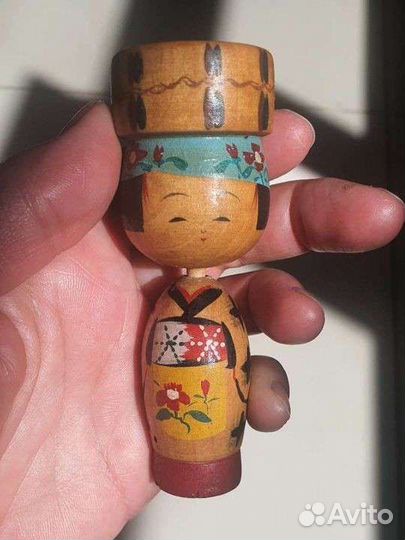 Кокеши, японские деревянные куклы, винтажные
