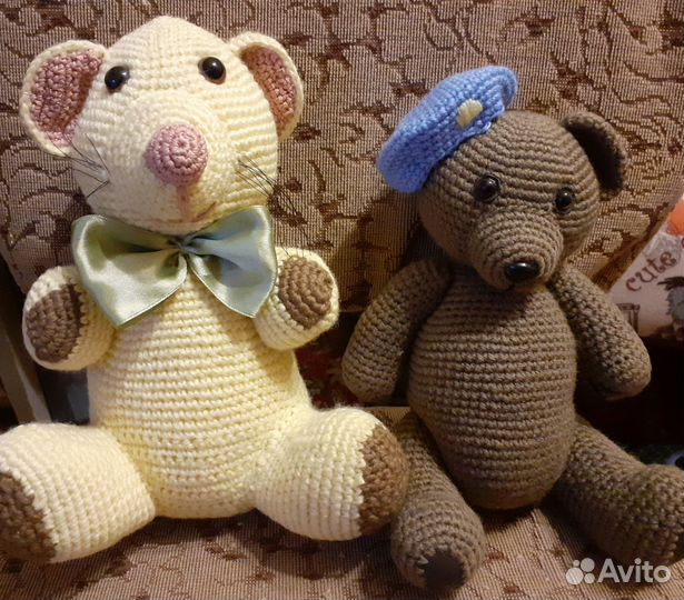 Вязаные игрушки ручной работы