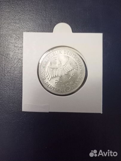 5 марок фрг серебро